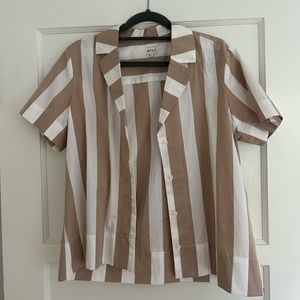 Classic Kule Striped Button Up